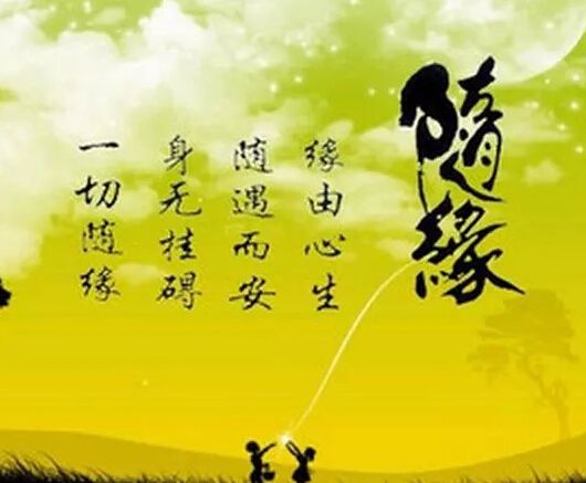 人生学会随缘,才能活得自在