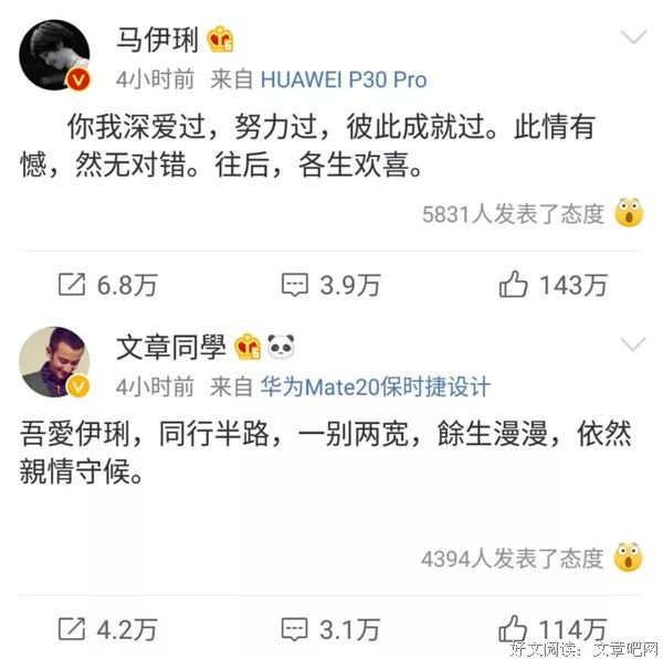马伊琍离婚：前半生没有对错，只有成长 